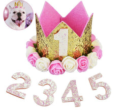 French Bulldog Birthday Crown Hat