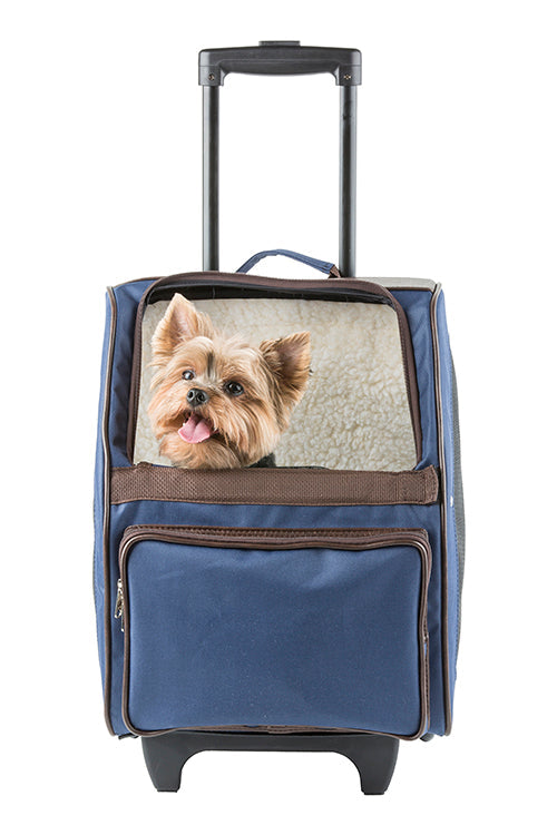 Travel Bag Rio Classic - Navy Rolling Carrier On Wheels