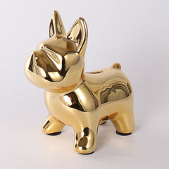 French Bulldog Coin Statue
