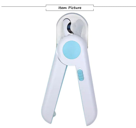 Bulldog Dog Nail Clippers with LED Light