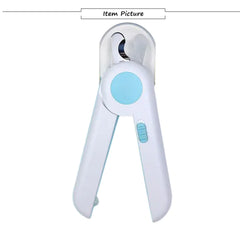 Bulldog Dog Nail Clippers with LED Light