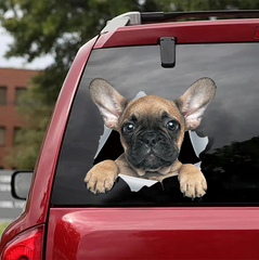 3D Creative French Bulldog Car Stickers