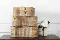 Bin - Dog Basket Toy Bin Bone Shape - Three Sizes