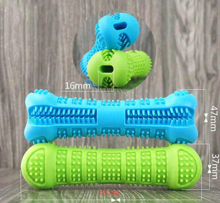 Dog Chew Sticks and Eco-Friendly Silicone Toothbrush