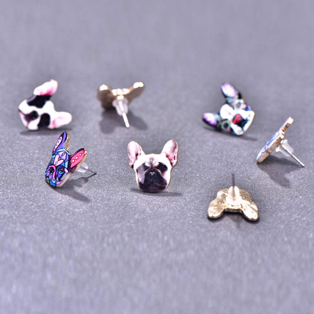 French Bulldog Earrings