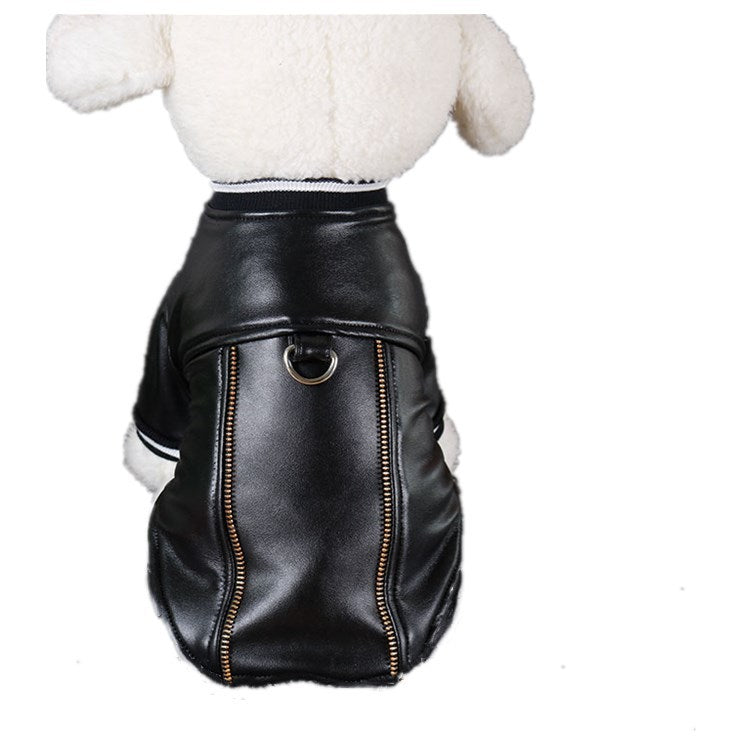Leather French Bulldog Jacket