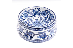 Blue Chinoiserie Large Dog Bowl