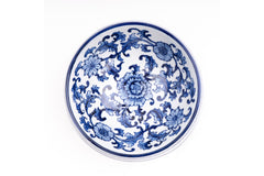 Blue Chinoiserie Large Dog Bowl