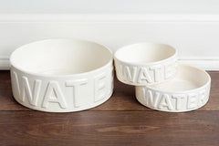 Classic Water White Pet Bowl