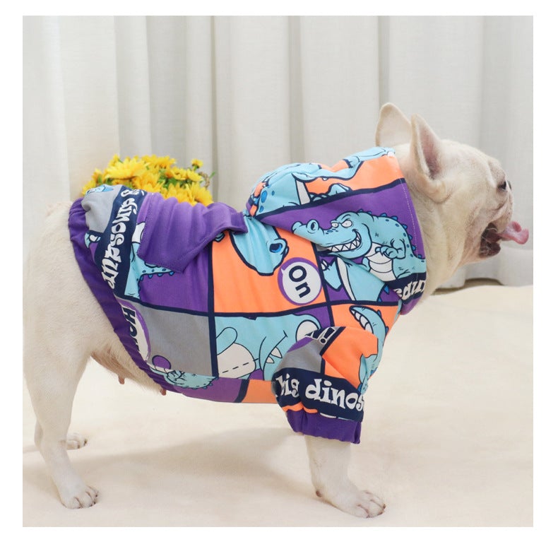 French Bulldog Dinosaur Hoodie