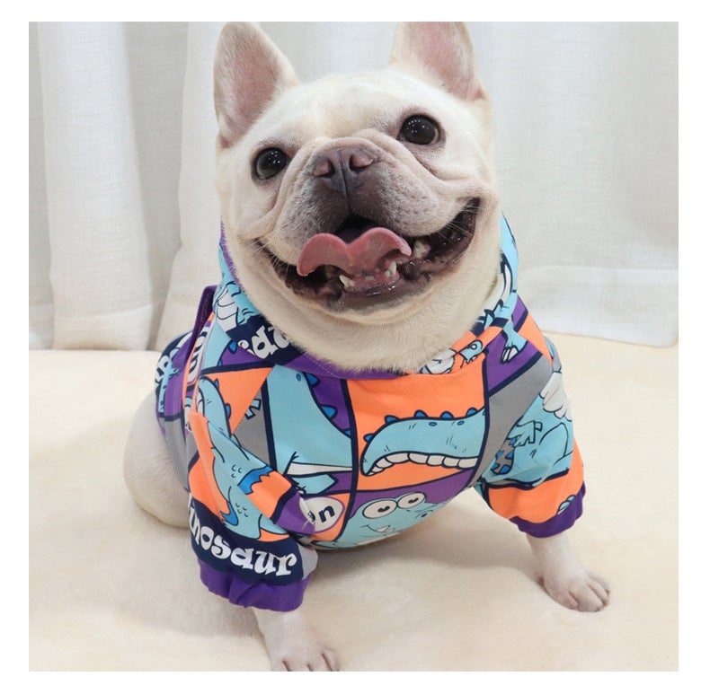 French Bulldog Dinosaur Hoodie