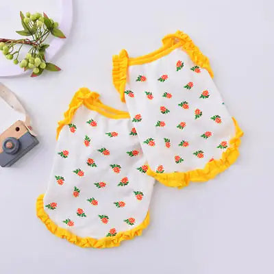 New Spring Summer Pet Dog Clothing Lace Suspender Skirt