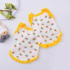 New Spring Summer Pet Dog Clothing Lace Suspender Skirt