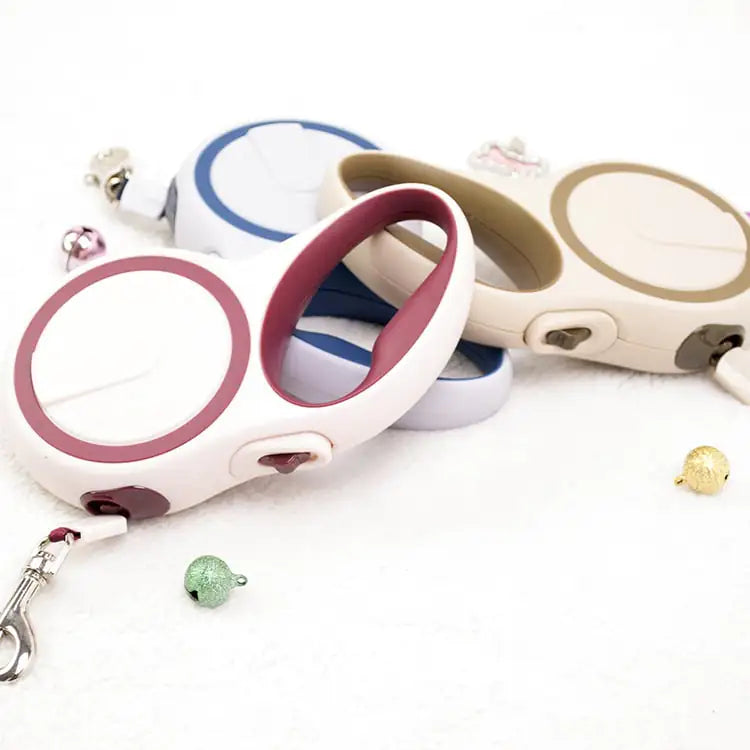 Double Color Telescopic Dog Traction Rope for Pets