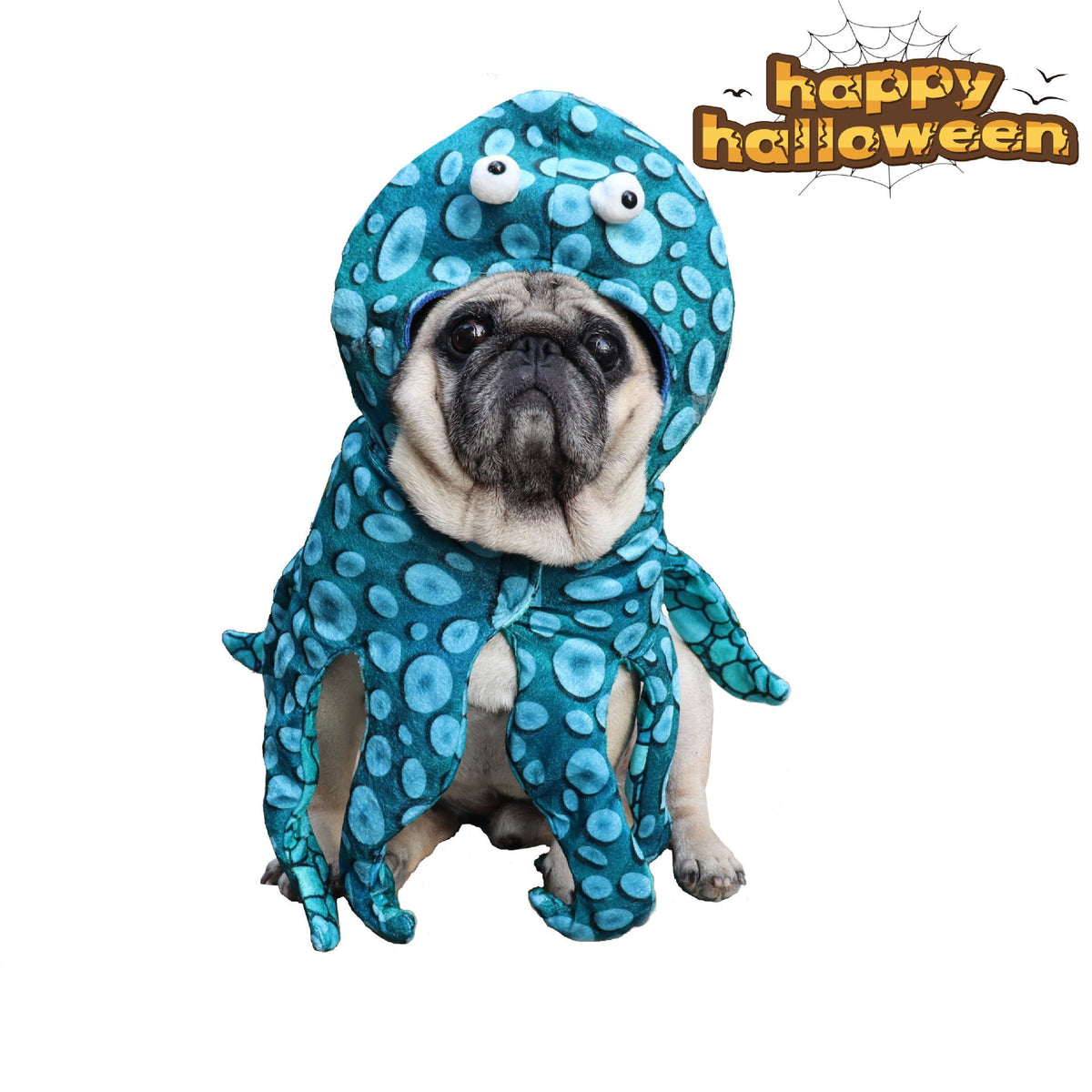 French Bulldog Octopus Costume