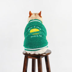 Baseball French Bulldog Sweater Jacket