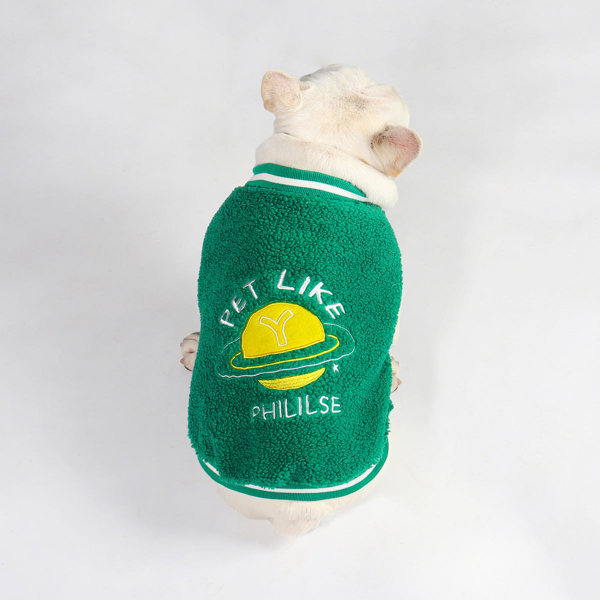 Baseball French Bulldog Sweater Jacket