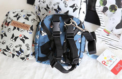 Printed Frenchie Self Backpack