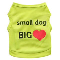 Chic Heart Dog Vest for Small Pets