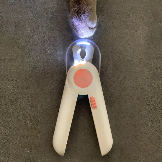 Bulldog Dog Nail Clippers with LED Light