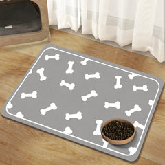 Absorbent Dog Feeding Mat - Spill-Proof & Easy Clean