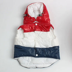 Three-Color Stitching Cotton Vest for Pets