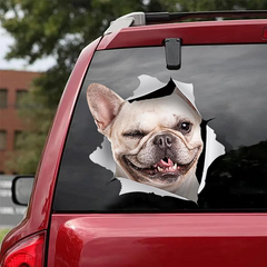 3D Creative French Bulldog Car Stickers