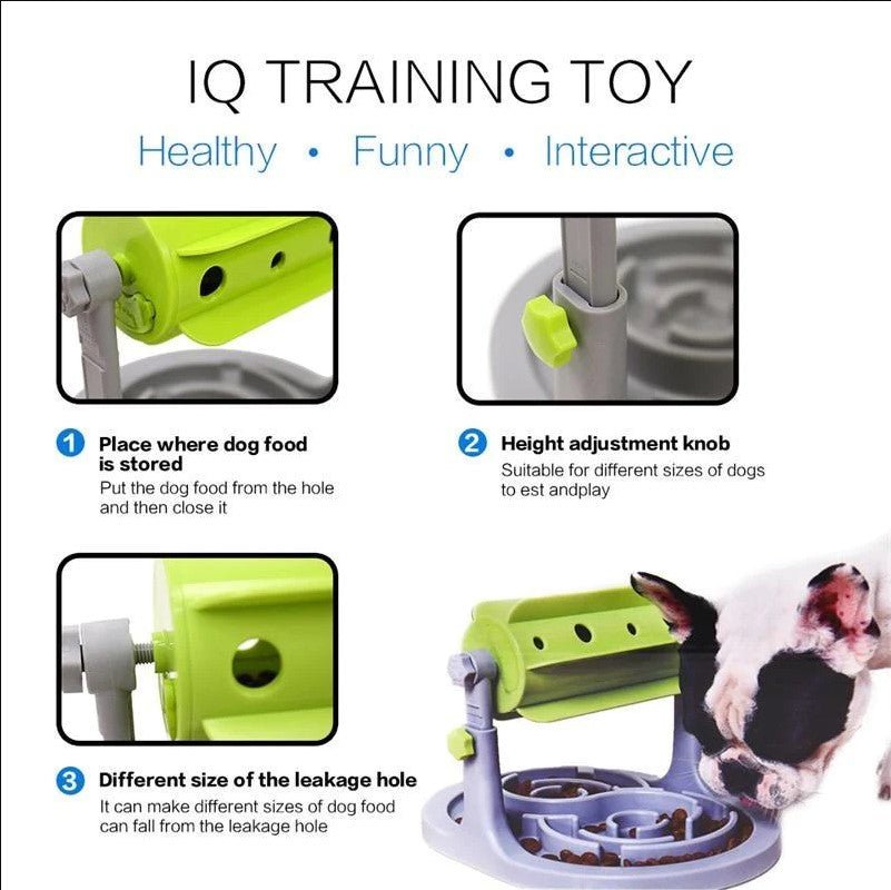 Interactive Slow Feeder Frenchie Toy