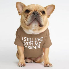 French Bulldog Turtleneck Round Neck T-shirt for Pets