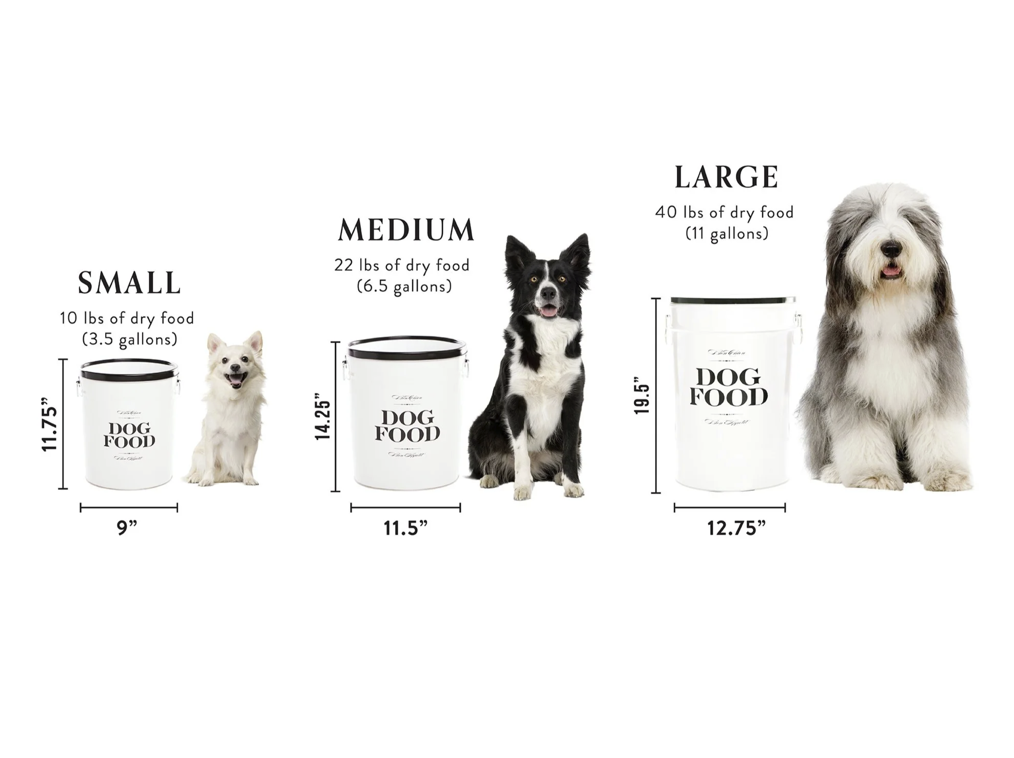 Bon Chien Food Canister - Storage Canister