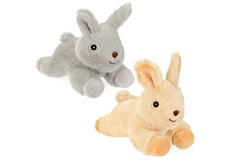 Wee 7" Bunnies with Squeaker - 2 Color Options - Dog Toy